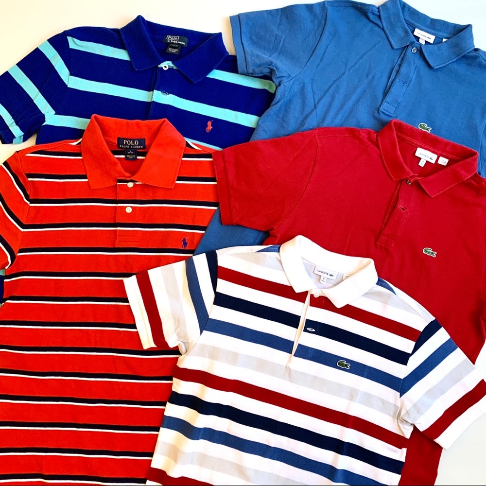 SOLD Lacoste & Ralph Lauren polo bundle